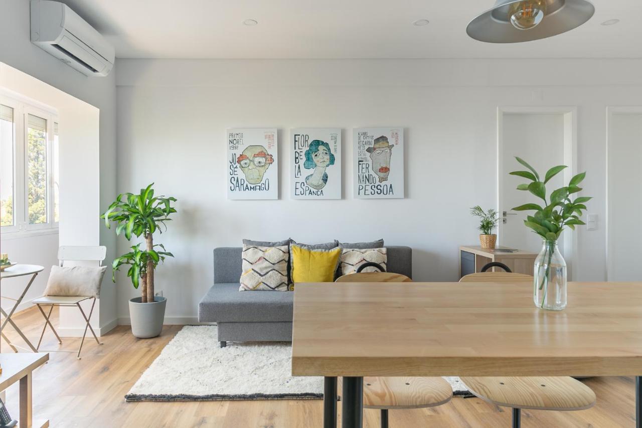 Spacious Apt Campo D'Ourique With Ac Лиссабон Экстерьер фото