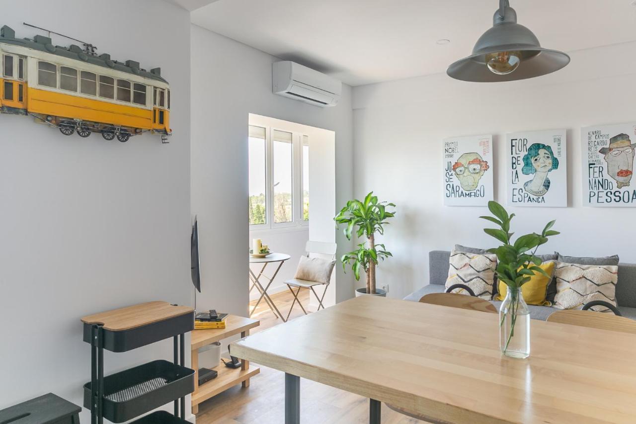 Spacious Apt Campo D'Ourique With Ac Лиссабон Экстерьер фото